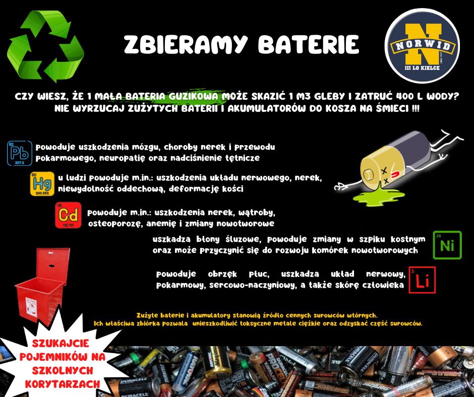 ZBIERAMY BATERIE